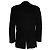 Schwarzer Rippvelours-Blazer von Donna Karan - Ansicht 2