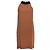Céline Celine Tricolor Halterkleid Braun