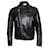 Off White OFF-WHITE Leder Bikerjacke Schwarz - Ansicht 2