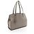 Tory Burch Große Thea Tasche aus genarbtem Leder mit Quasten Grau - Ansicht 2