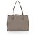 Tory Burch Große Thea Tasche aus genarbtem Leder mit Quasten Grau - Ansicht 3
