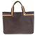 Gucci Leder Tragetasche Braun
