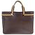 Gucci Leder Tragetasche Braun - Ansicht 2