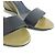 Autre Marque Sandali wedge color block Pierre Hardy Nero Beige - vista 2