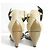 Autre Marque Sandali wedge color block Pierre Hardy Nero Beige - vista 4