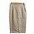 Autre Marque Falda de lino Whim Gazette Beige