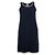 Chanel-Kaschmirdress mit Pouch-Tasche Blau