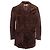 Giacca in suede marrone Donna Karan