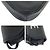 Céline Bolsa de ombro em couro com logo triangular Celine Preto - vista 4