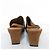 Autre Marque Sandali in maglia a coste Double Standard Clothing Marrone Cammello - vista 5