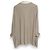 Autre Marque Cardigan lungo in seta e cashmere ebure Beige - vista 2