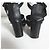 Autre Marque MAX&Co. Leder Chunky Heel Riemchensandalen Schwarz - Ansicht 3
