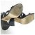 Autre Marque MAX&Co. Leder Chunky Heel Riemchensandalen Schwarz - Ansicht 6