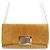 Borsa a spalla 2 in 1 in pelle scamosciata Roger Vivier Giallo Senape