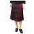 Red Valentino Falda de mezcla de lana a cuadros marrón - talla UK 12 Castaño