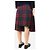 Red Valentino Falda de mezcla de lana a cuadros marrón - talla UK 12 Castaño - vista 3