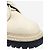 Proenza Schouler Creme Kampfstiefel mit Profilsohle - Größe EU 37 (UK 4) Roh - Ansicht 4