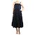 Ulla Johnson Vestido negro sin mangas con paneles - talla UK 10