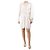 Isabel Marant Etoile Mini-Kleid aus Elfenbein-Crêpe - Größe UK 10