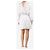 Isabel Marant Etoile Mini-Kleid aus Elfenbein-Crêpe - Größe UK 10 - Ansicht 2