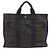 Hermès Hermes Air Line MM Graue Canvas Tote Bag Braun - Ansicht 2