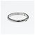 Anello nuziale classico Cartier 3P con diamanti - vista 4
