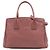 Miu Miu Tote Madras de Couro Marrom