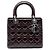 Dior Lila Mittel Patent Cannage Lady Dior