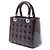 Dior Lila Mittel Patent Cannage Lady Dior - Ansicht 2