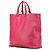 Borsa tote aperta e convertibile in vitello daino rosa Prada - vista 2