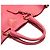 Borsa tote aperta e convertibile in vitello daino rosa Prada - vista 8
