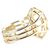 Anello in Filo 3D Bottega Veneta in Argento - vista 6