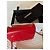 Borsa Chanel Flat Rossa in Pelle d'Agnello Rosso - vista 10