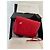 Borsa Chanel Flat Rossa in Pelle d'Agnello Rosso - vista 12
