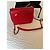 Borsa Chanel Flat Rossa in Pelle d'Agnello Rosso - vista 2