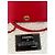 Borsa Chanel Flat Rossa in Pelle d'Agnello Rosso - vista 4