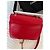 Borsa Chanel Flat Rossa in Pelle d'Agnello Rosso - vista 7