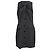 Ganni Twist-Front Jacquard Mini-Kleid aus recyceltem Polyester in Dunkelgrau