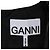 Ganni Twist-Front Jacquard Mini-Kleid aus recyceltem Polyester in Dunkelgrau - Ansicht 4