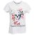 Camiseta de algodón blanco con estampado de calavera Alexander McQueen