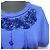 Top con flecos adornado de LANVIN Azul - vista 5