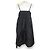 Autre Marque Vestido de Camisón de Satén Mate L'ESSAGE JOURNAL STANDARD Negro - vista 2