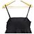 Autre Marque Vestido de Camisón de Satén Mate L'ESSAGE JOURNAL STANDARD Negro - vista 4