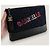 Clutch Chanel Gabrielle in tweed e pelle di vitello Blu - vista 3