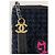 Clutch Chanel Gabrielle in tweed e pelle di vitello Blu - vista 9