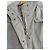 Parka Moncler Gris Impermeable con Capucha Desmontable - vista 5