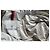 Parka Moncler Gris Impermeable con Capucha Desmontable - vista 6