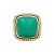 Anello FRED, "PAIN DE SUCRE", oro rosa 750/000, crisoprasio, diamanti.