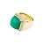 Anello FRED, "PAIN DE SUCRE", oro rosa 750/000, crisoprasio, diamanti. - vista 4