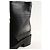 Mm6 Botas de cuero negro - vista 5